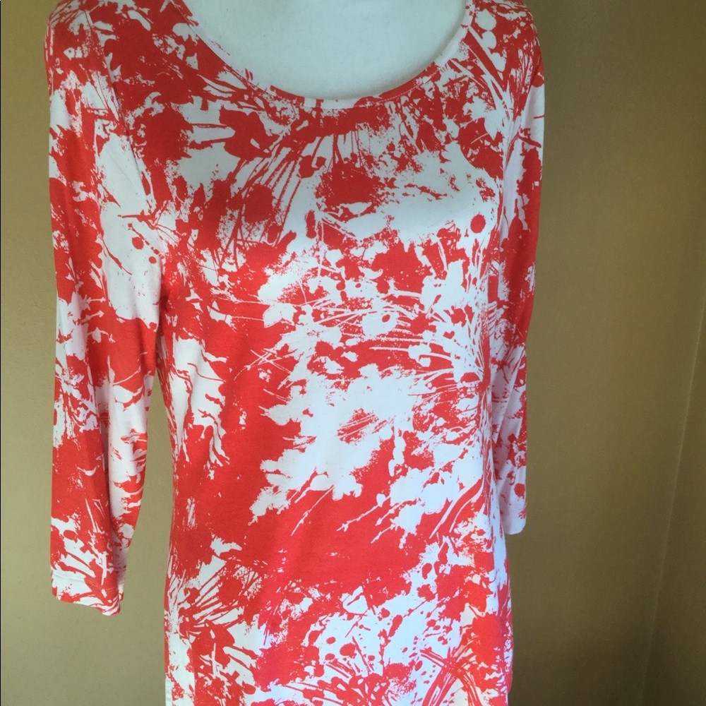 NWOT Joan Vass Studio pullover top Size L